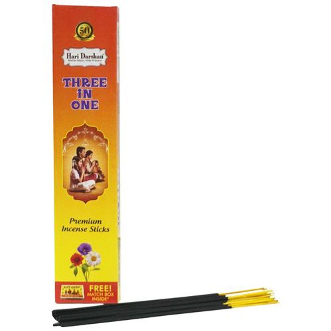 3 In 1 Premium Incense Sticks/Agarbatti - Provides Long Lasting Fragrance