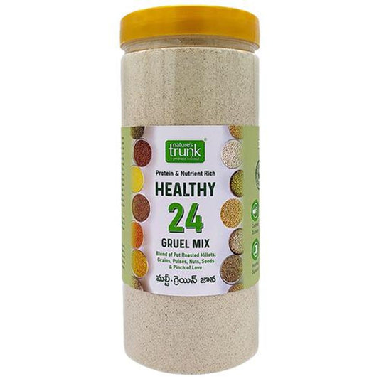 Healthy 24 Gruel Mix Powder Protein Rich Blend Of Roasted Millets, Grains, Pulses, Nuts, Seeds