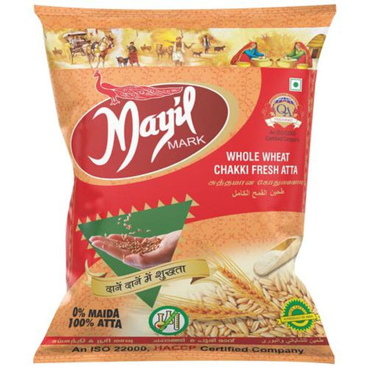 Whole Wheat Chakki Fresh Atta - No Maida, 100% Pure - TOKO CART