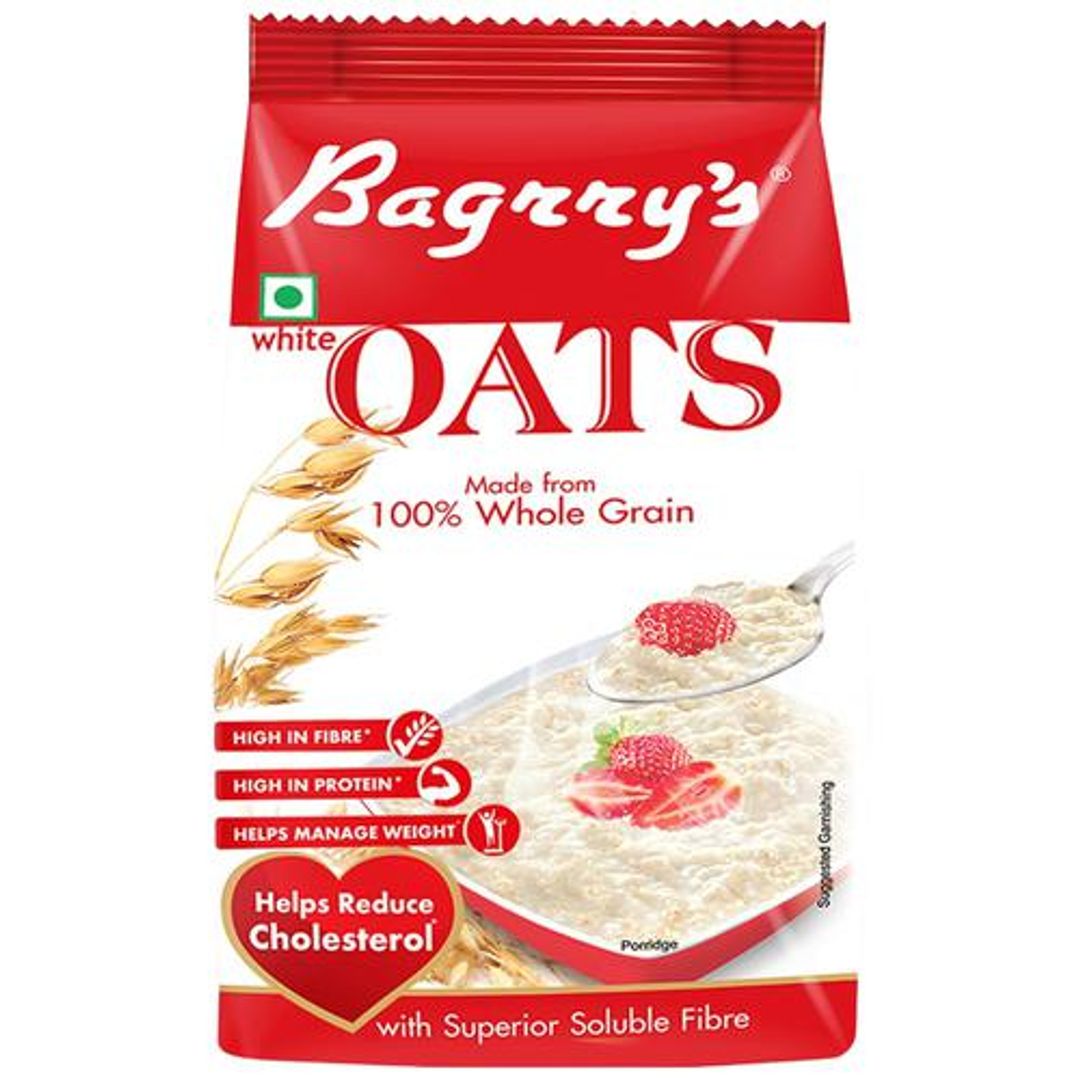 Bagrry`S Bagrry`S White Oats - High In Protein & Fibre  Re 200 g Pouch