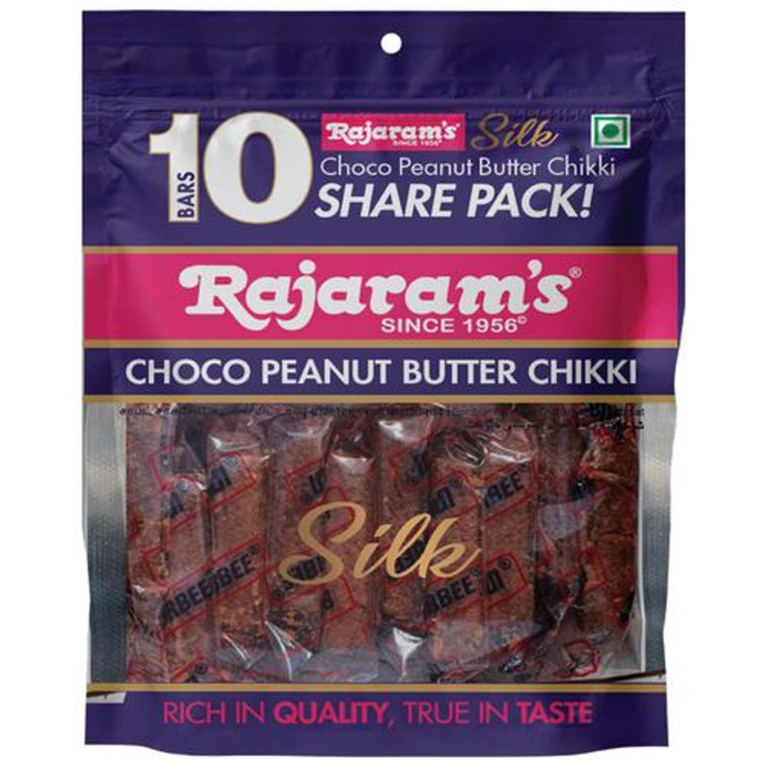 Peanut Butter Chikki - Silk Choco, Protein-Rich, Ready To Eat