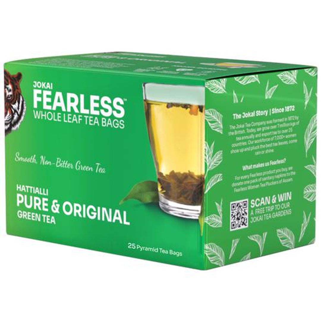 Hattiali Original & Pure Green Tea Bags - Smooth & Non-Bitter