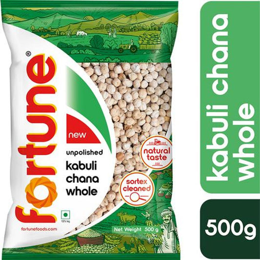 Kabuli Chana - Whole, Unpolished & Sortex Cleaned