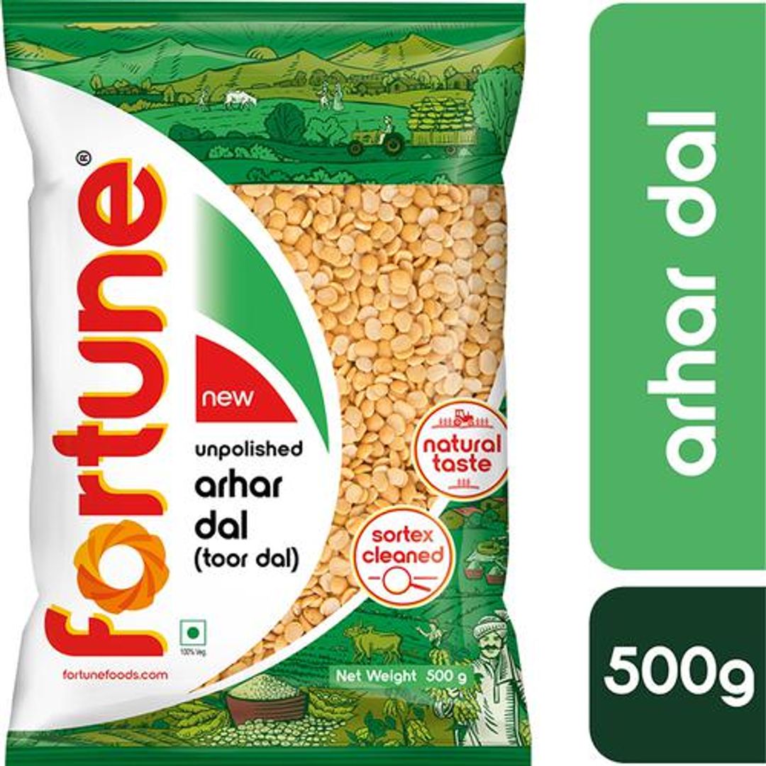 Arhar/Toor Dal - Unpolished & Sortex Cleaned