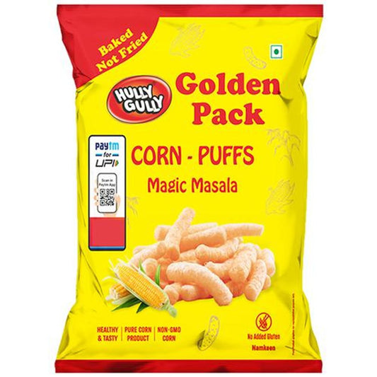 Corn-Puffs - Magic Masala, Baked, Golden Pack