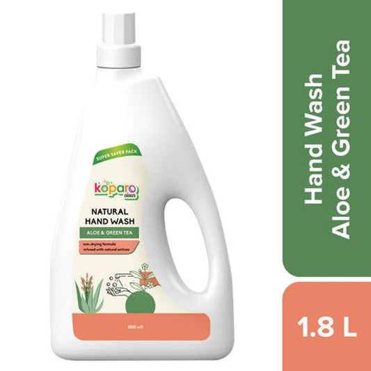 Hand Wash - Aloe & Green Tea, Natural Germ Protection