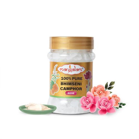 Pure Bhimseni Camphor - Rose