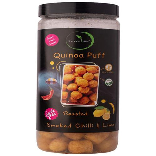 Roasted Quinoa Puff - Smoked Chilli & Lime Flavour, Gluten Free