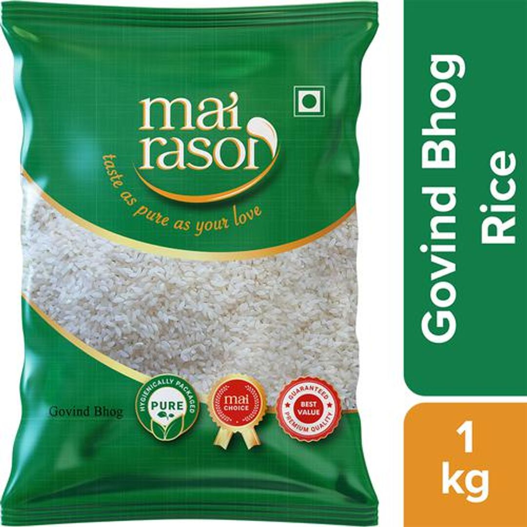 MAI RASOI GOBIND BHOG RICE   CHAWAL   CHALL 1 KG , POUCH