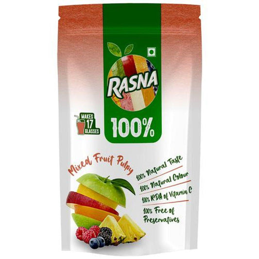 100% Mixed Fruit Pulpy Drink Mix - Preservative Free