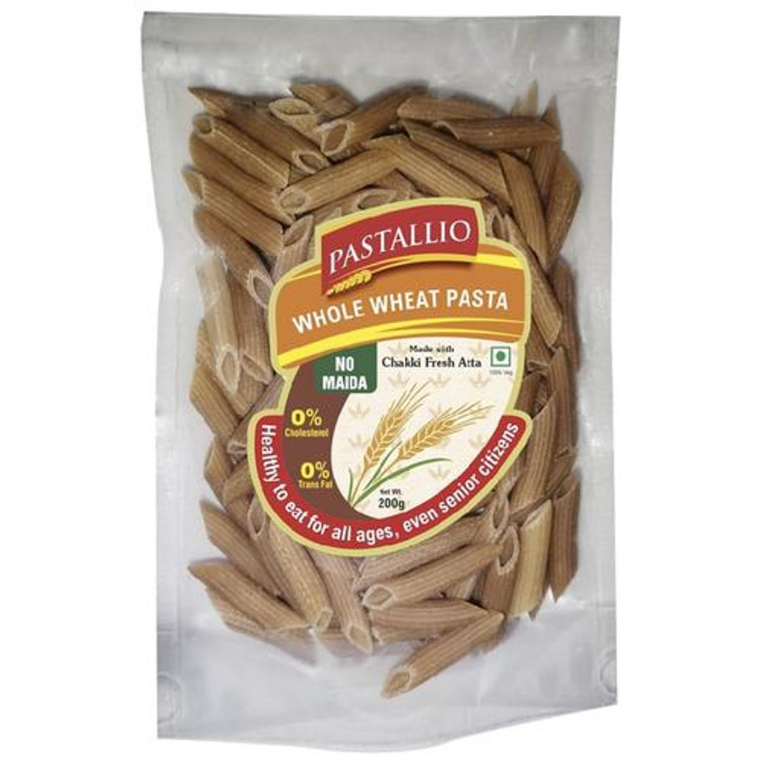 Whole Wheat Pasta - No Maida, Zero Trans Fat, Cholesterol Free