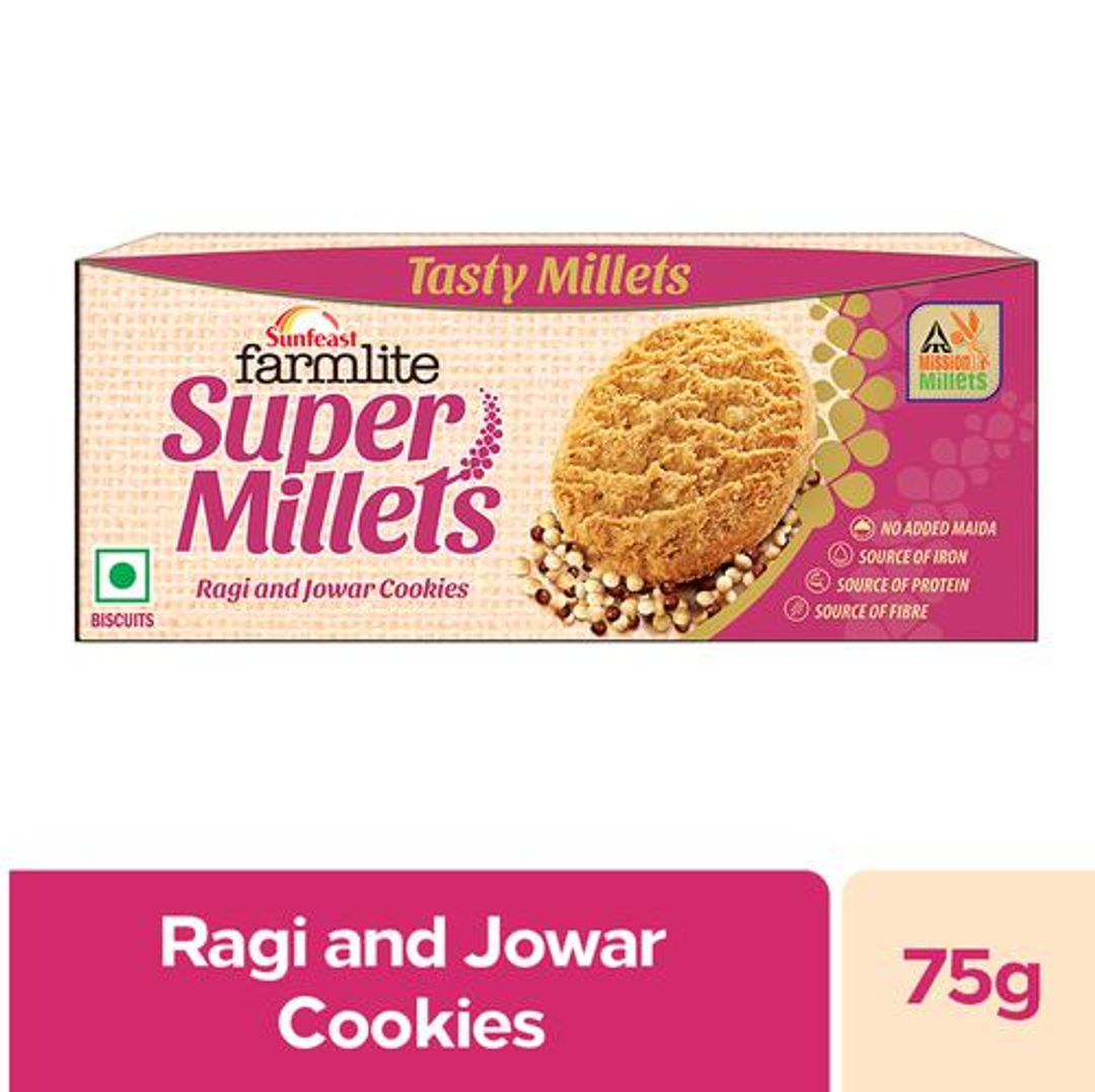 Farmlite Super Millets Ragi & Jowar Cookies