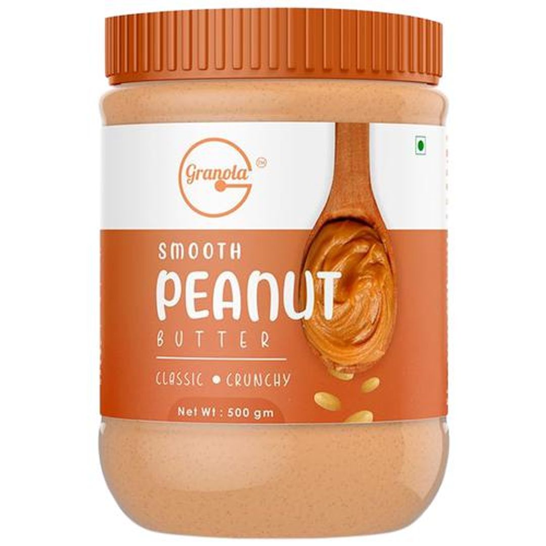 Smooth Peanut Butter - Classic, Gluten & Cholesterol Free, Non-GMO