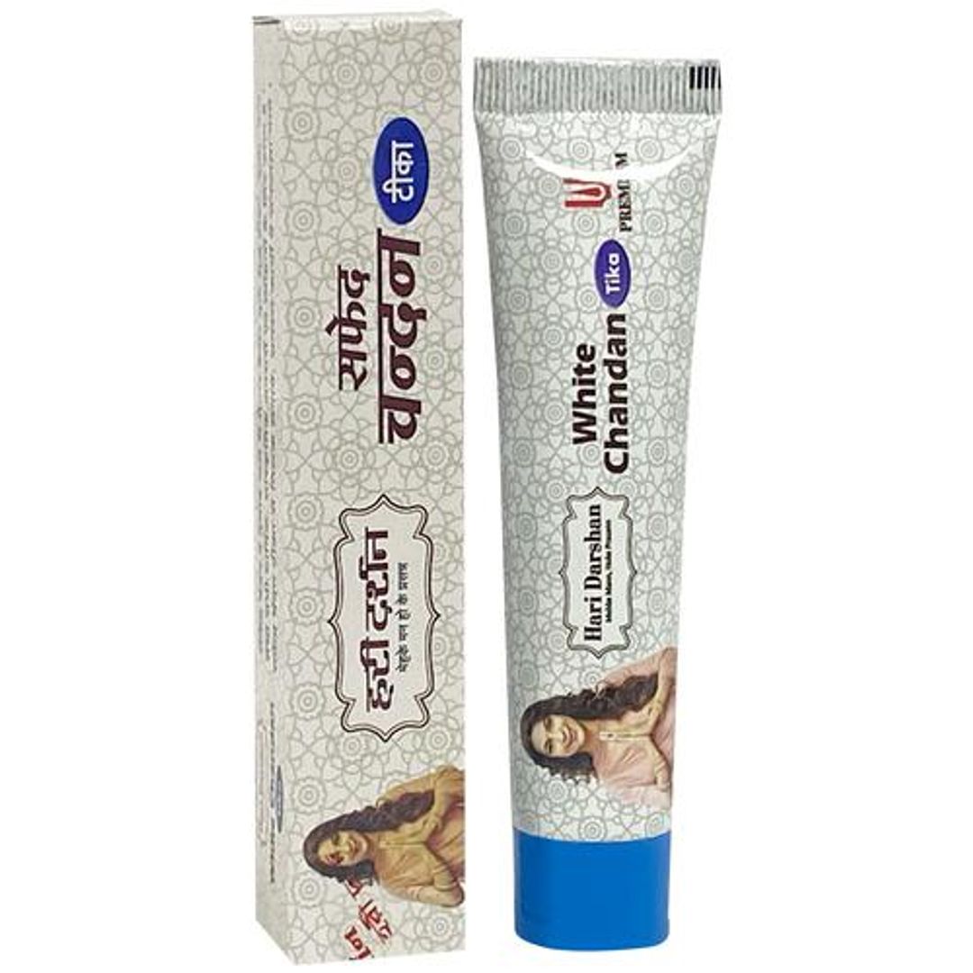 White Chandan Tika Tube - Premium