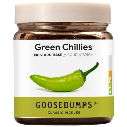 Green Chillies Classic Pickle - Mustard Base, Sour & Spicy