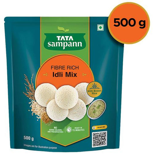 Fibre Rich Idli Mix - Ready to Cook Breakfast Mix, Soft, Fluffy & Tasty Idlis, Idli Batter