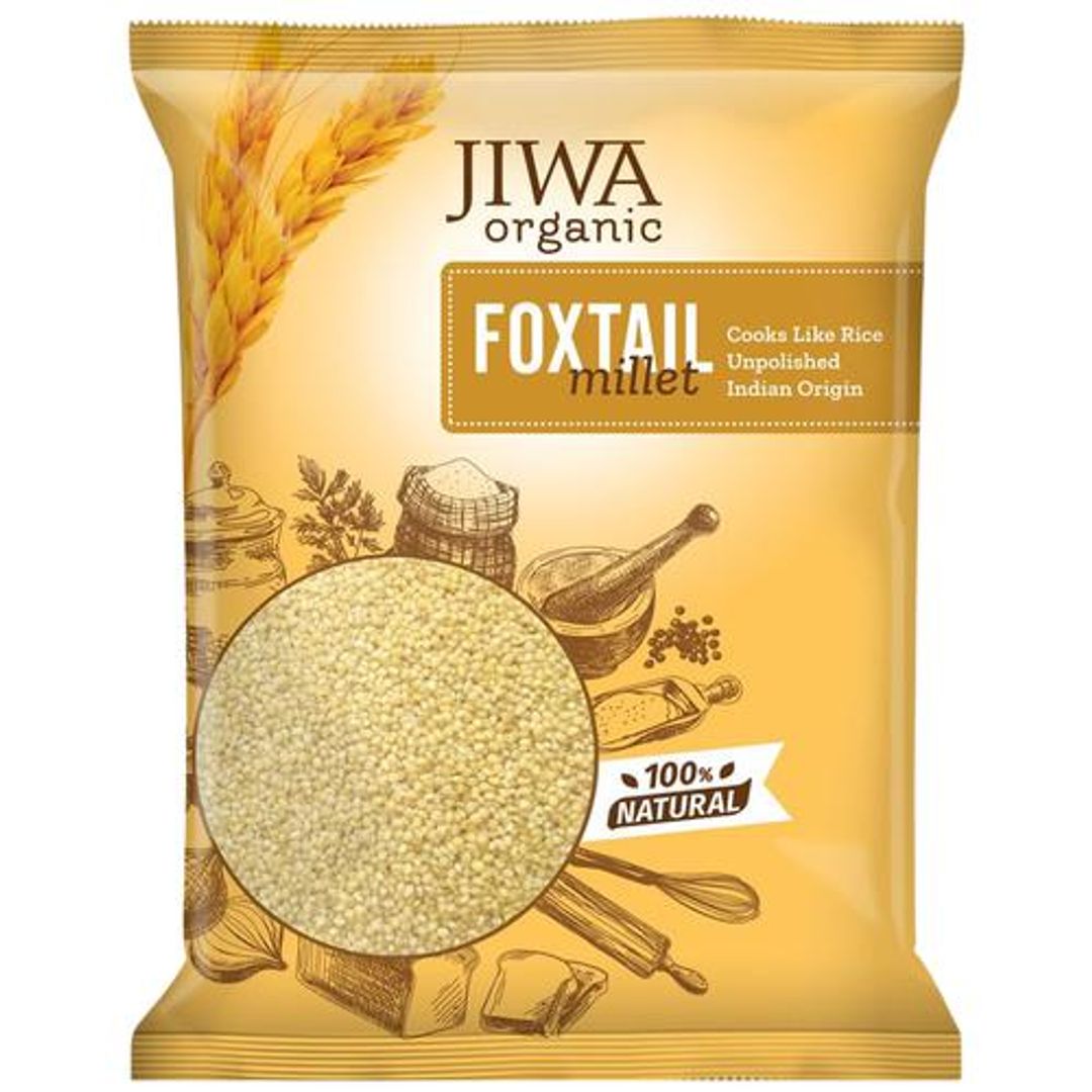 Organic Foxtail Millet - 100% Natural & Gluten Free, Unpolished