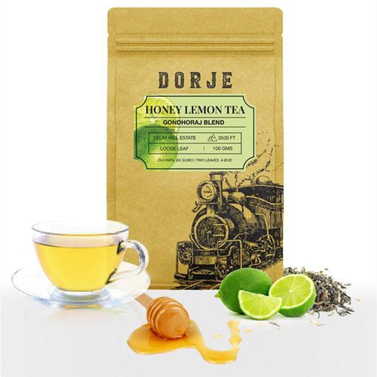 Honey Lemon Tea - Made With Special Gondhoraj Lemon Peels, Refreshing, Aromatic