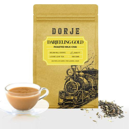 Roasted Milk Chai - Darjeeling Gold, Rich & Aromatic, 100% Organic