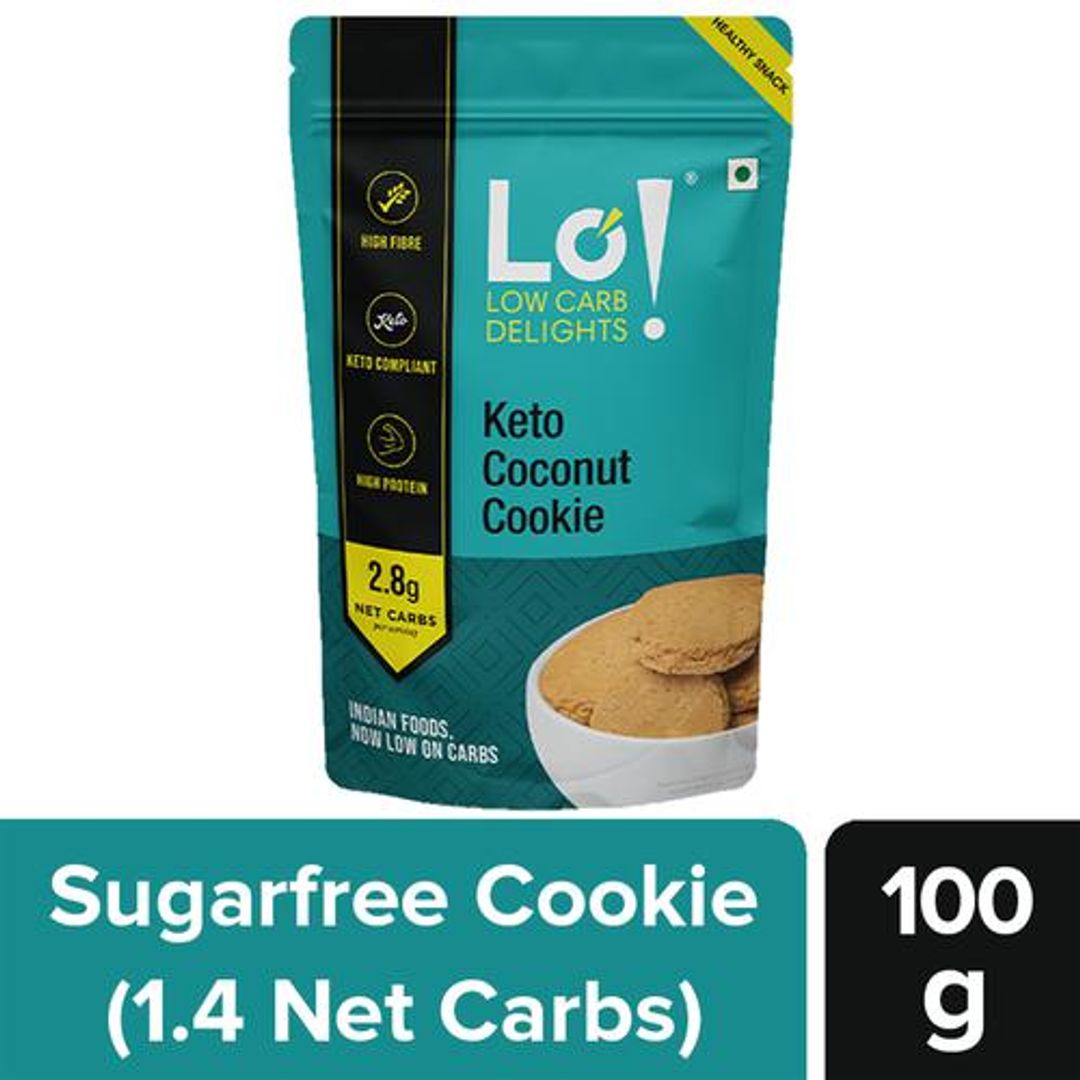 Keto Coconut Cookies - No Added Sugar, High Protein, Low Carb