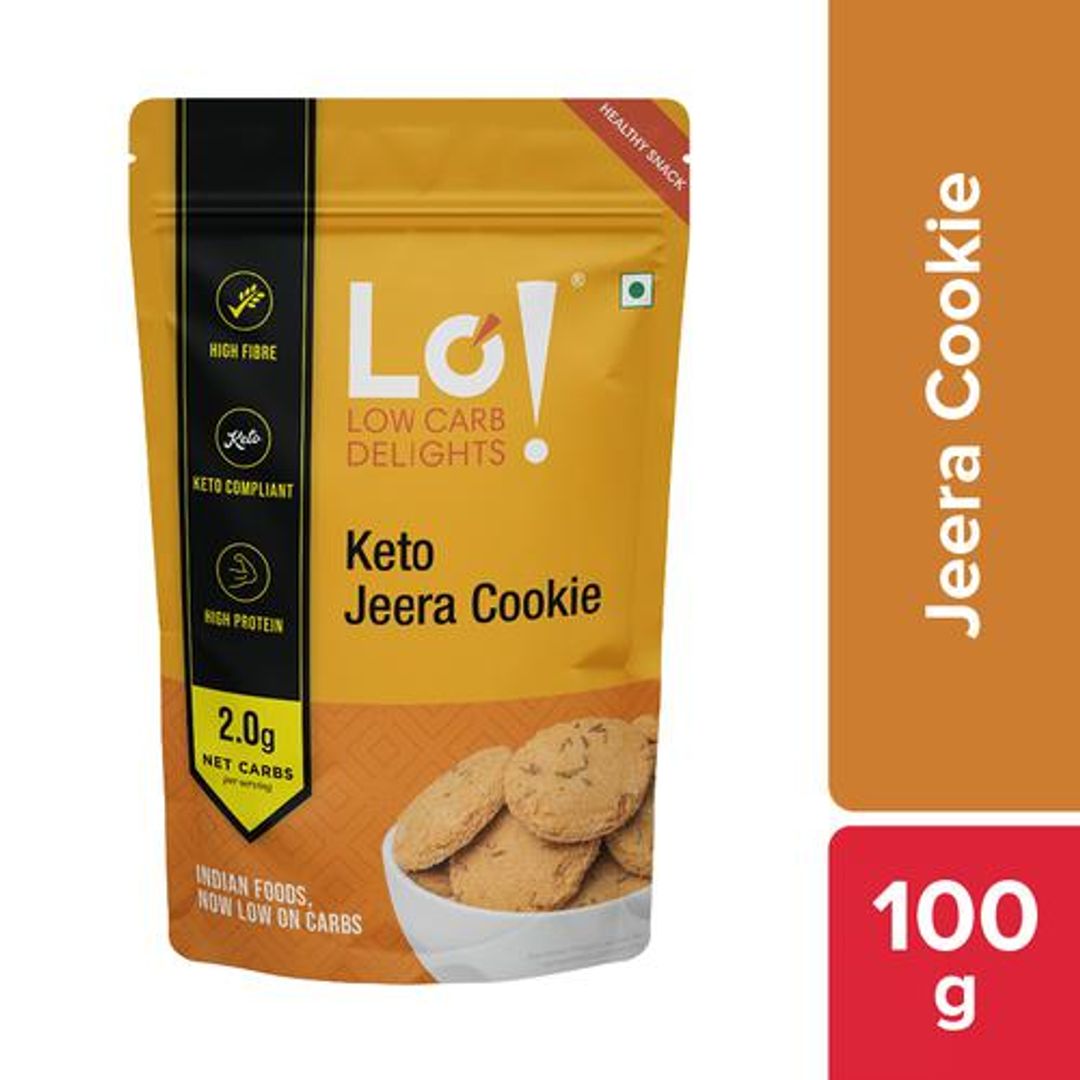 Keto Jeera Cookies - No Added Sugar, High Protein & Fibre