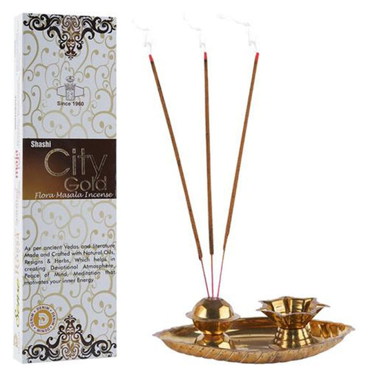 City Gold Flora Masala Incense Sticks