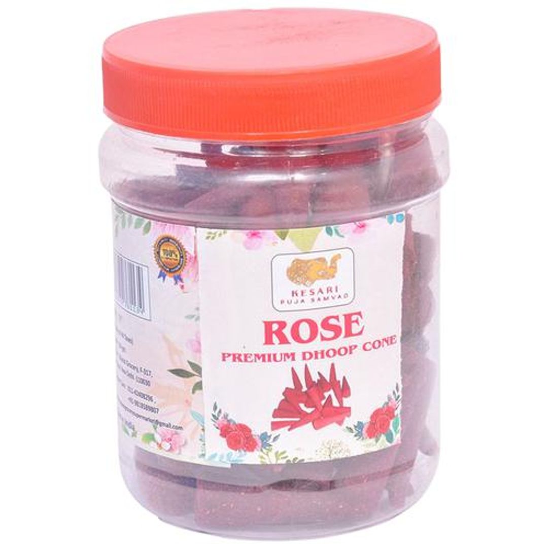 Rose Premium Dhoop Cone