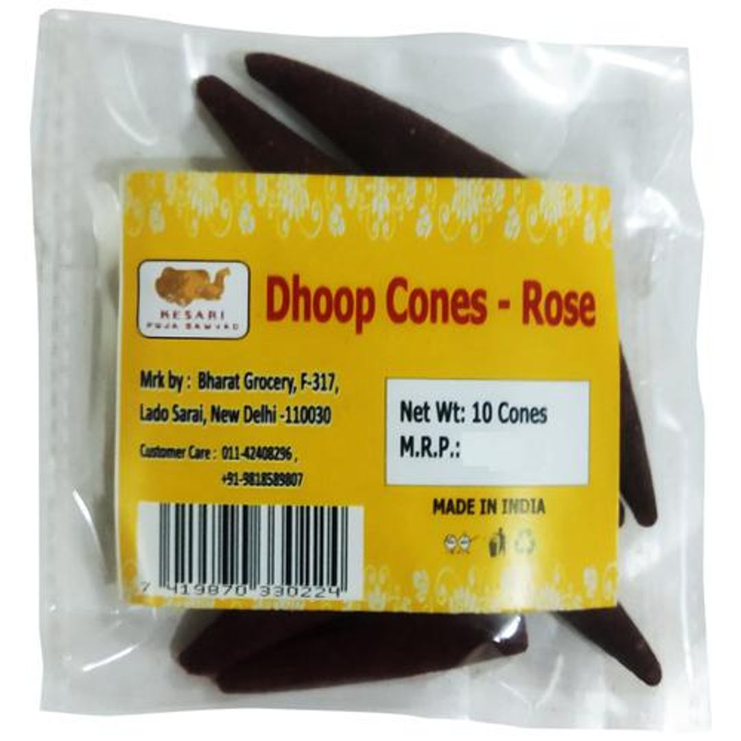 Rose Dhoop Cones