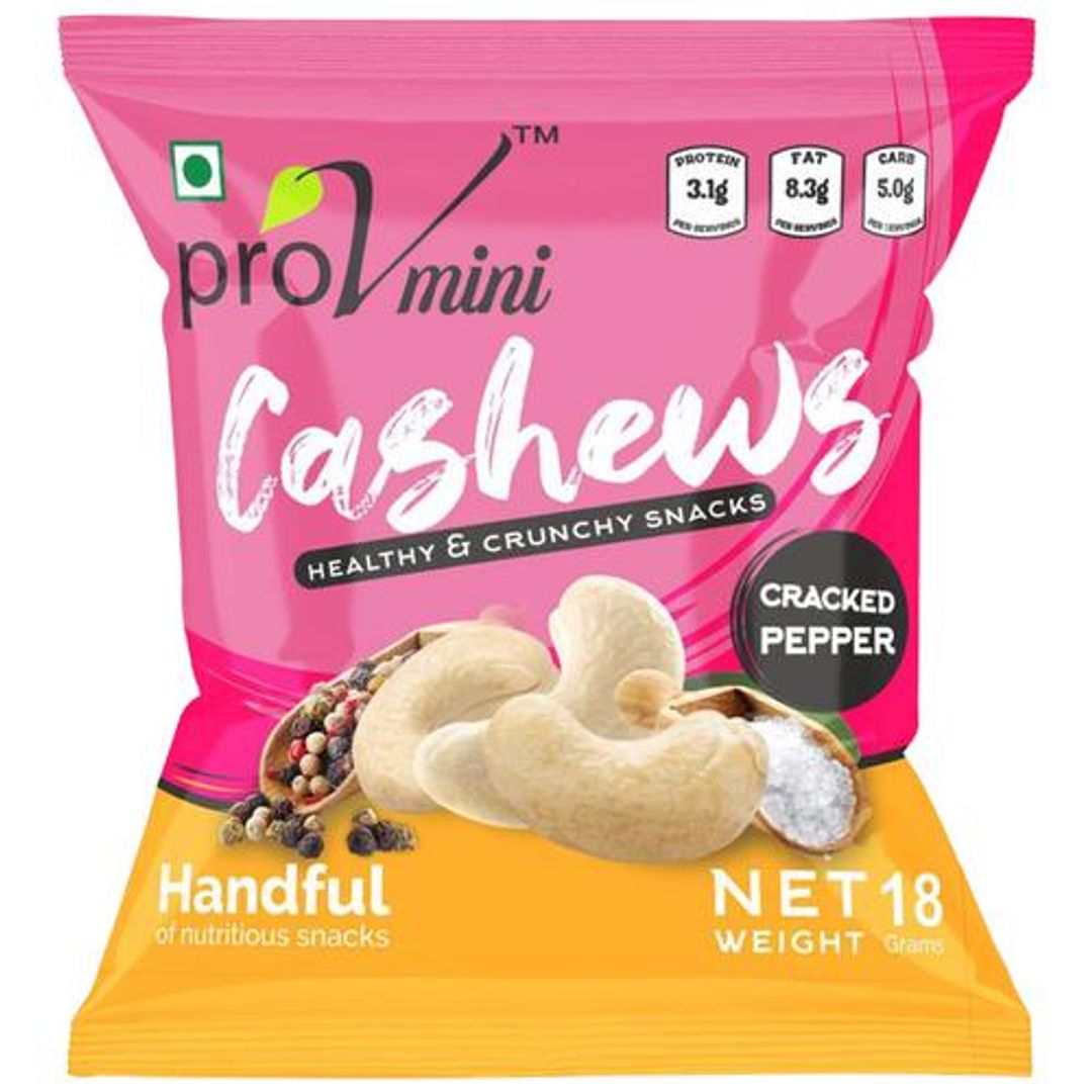 Mini Cashews - Cracked Pepper