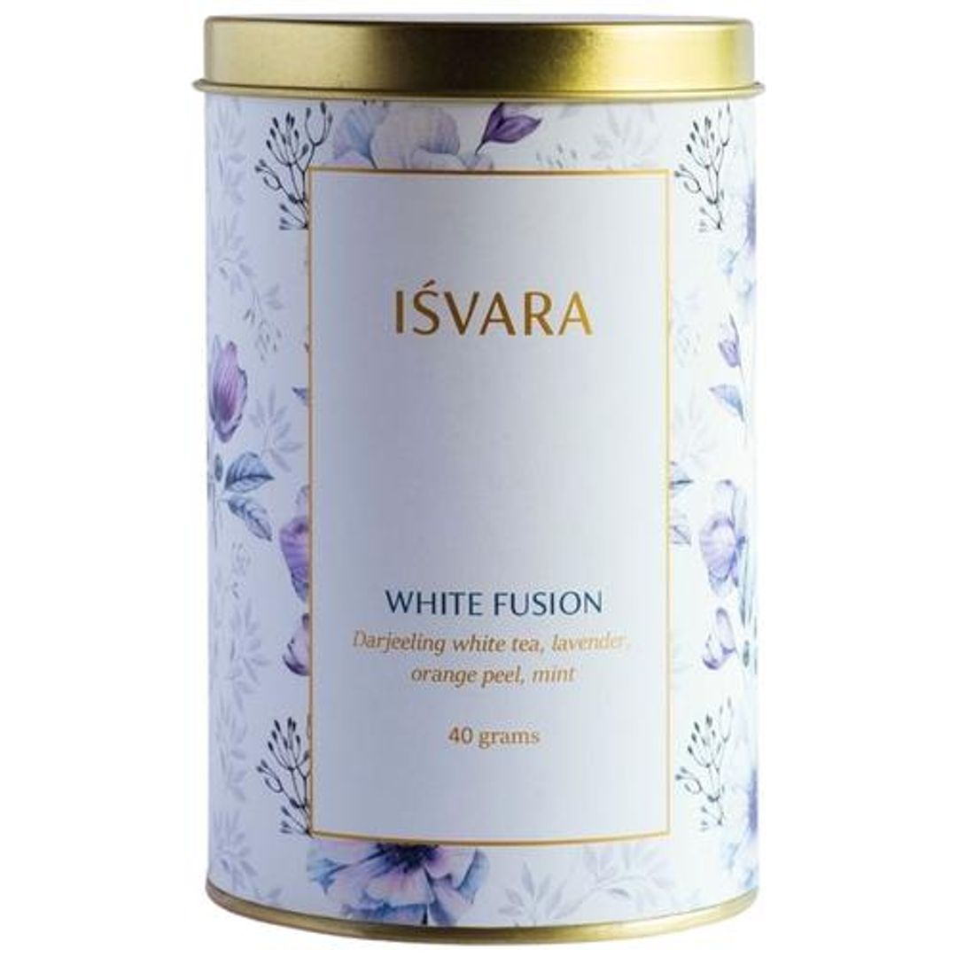 White Fusion Darjeeling White Tea - With Lavender, Orange Peel, Mint