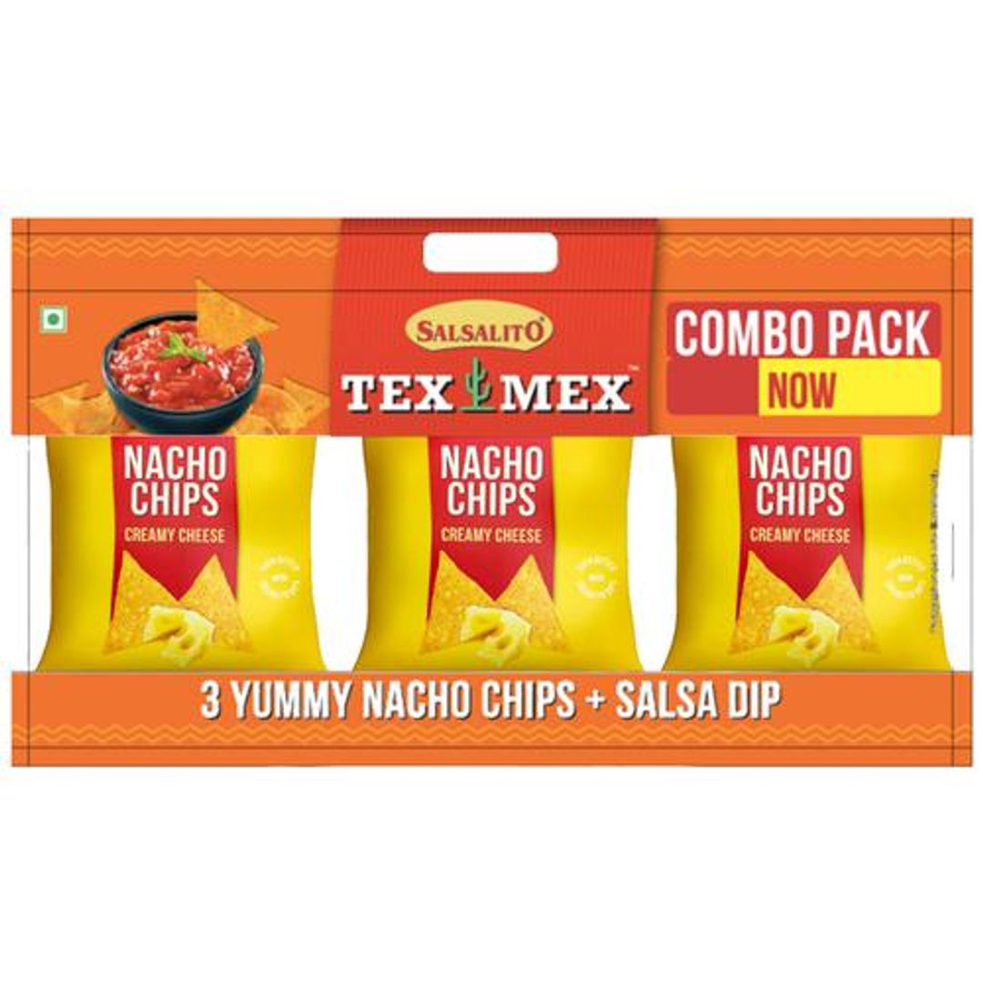 Nacho Combi Pack 3*55gm + Salsa Dip 35g