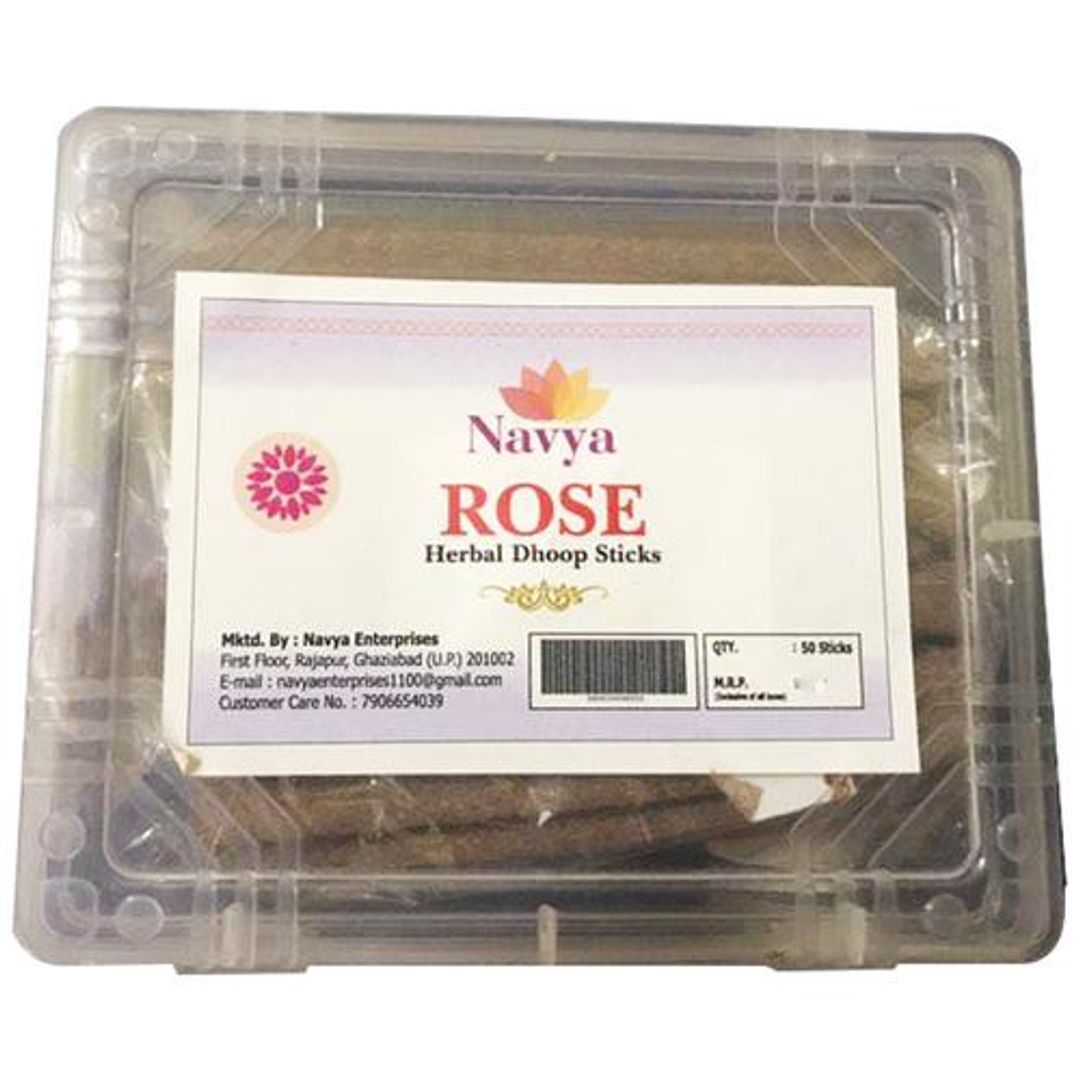 Rose Herbal Incense/Dhoop Sticks