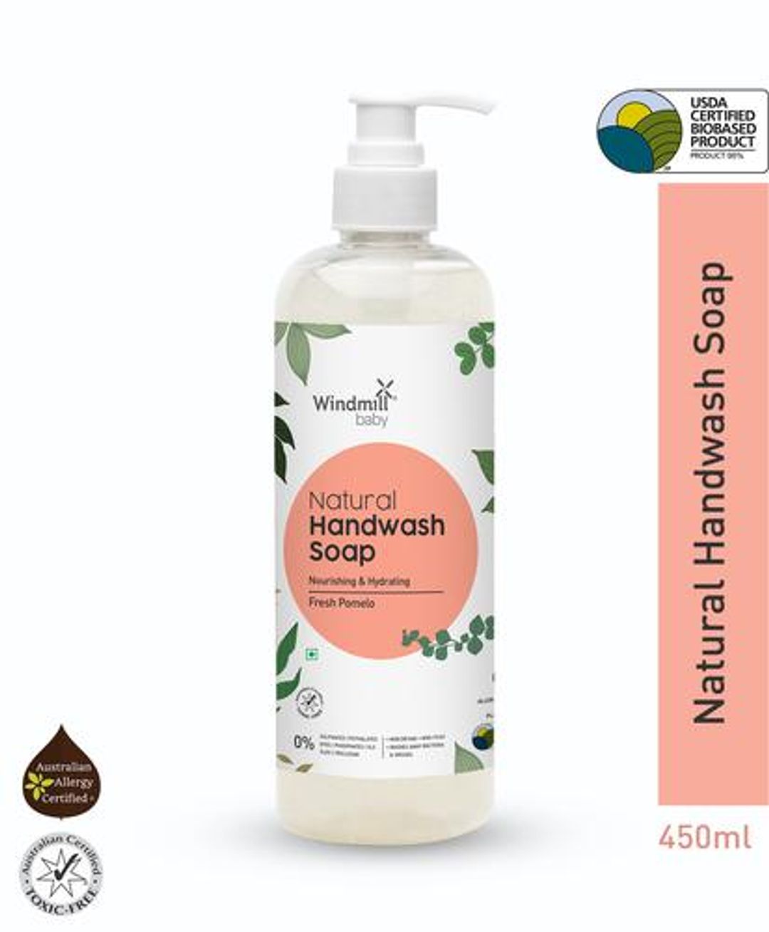 Natural Handwash Liquid Soap - Fresh Pomelo