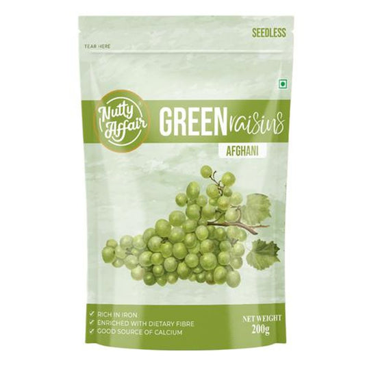 Afghani Green Raisins - Seedless