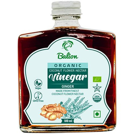 Organic Coconut Flower Nectar Vinegar Ginger