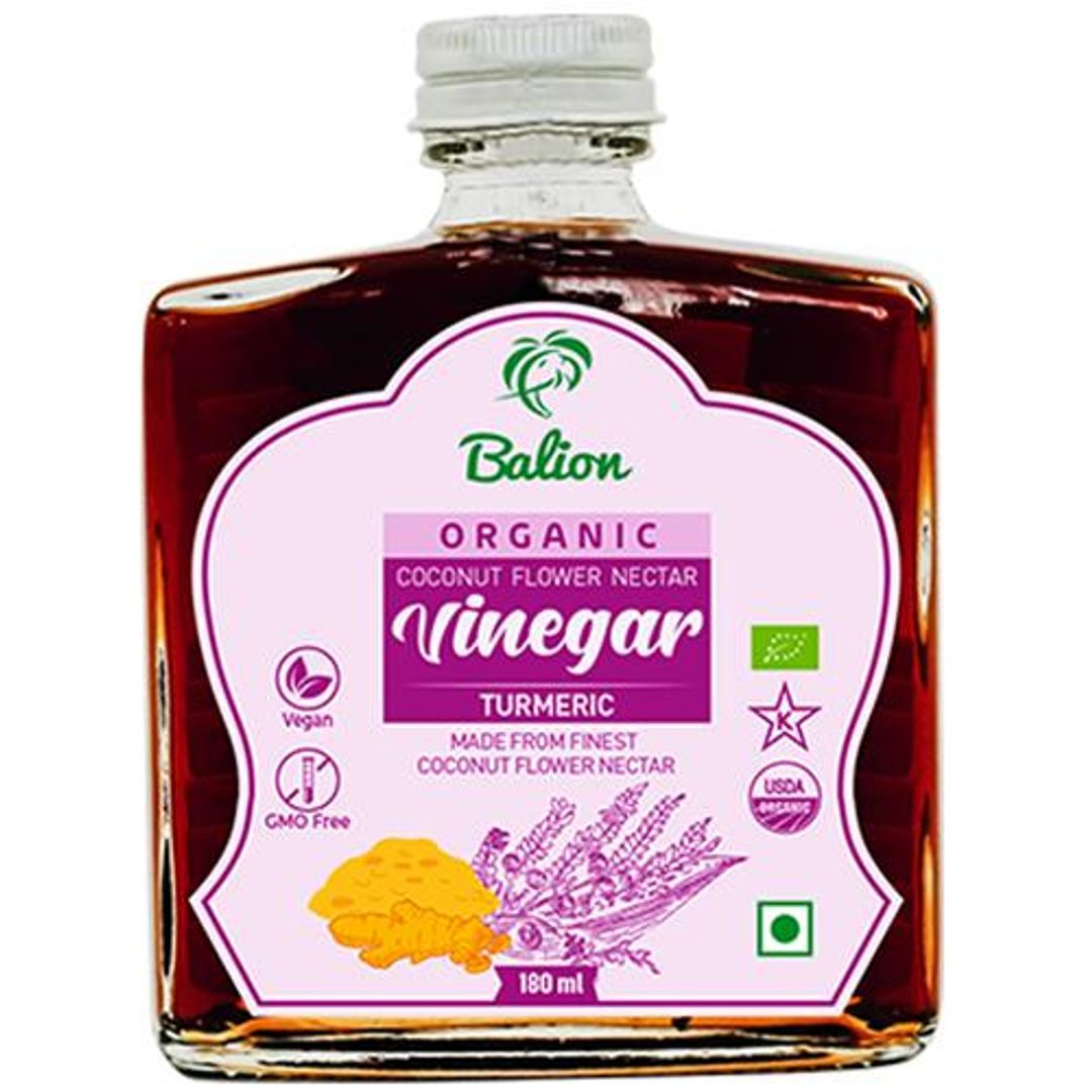 Organic Coconut Flower Nectar Vinegar Turmeric