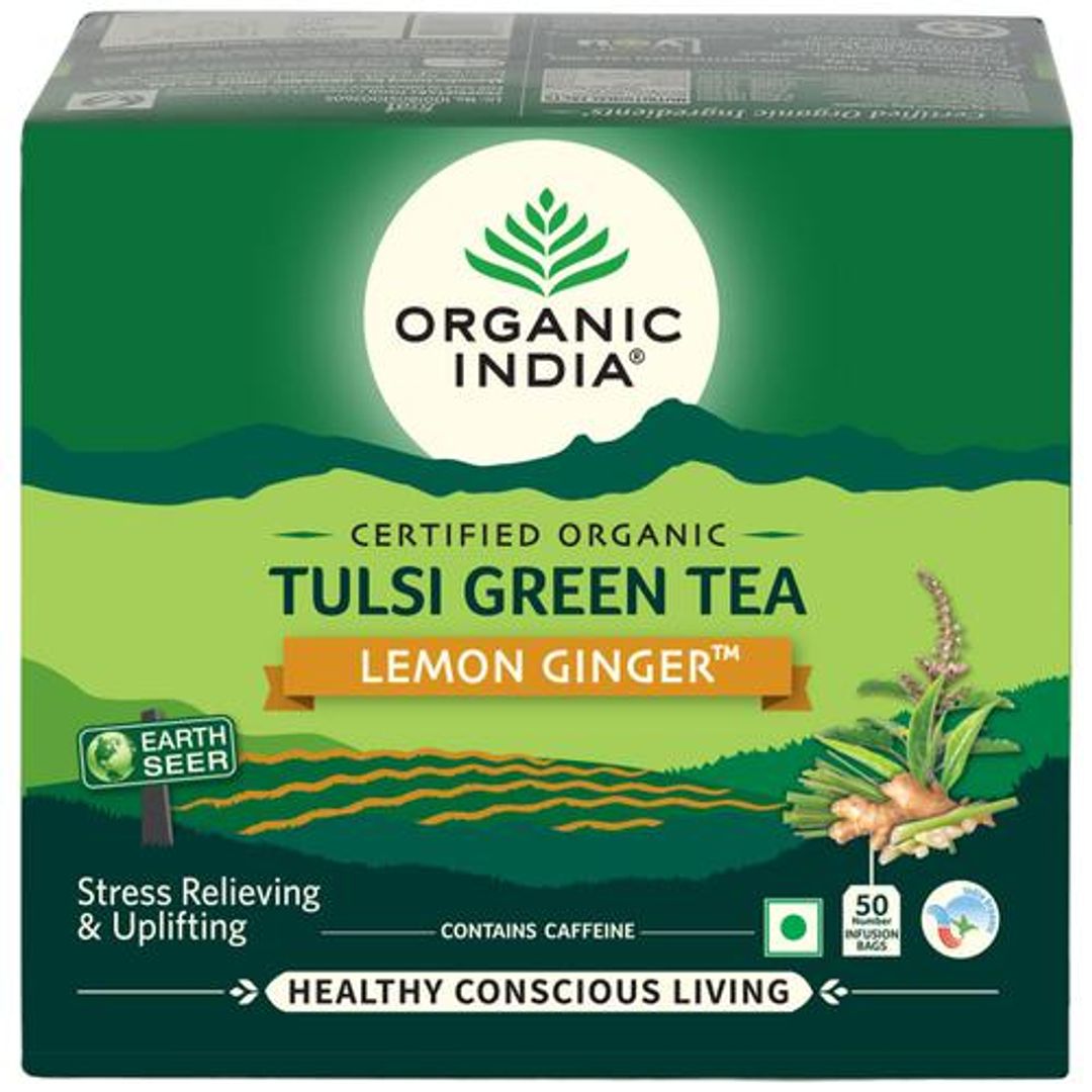 Tulsi Green Tea - Lemon Ginger