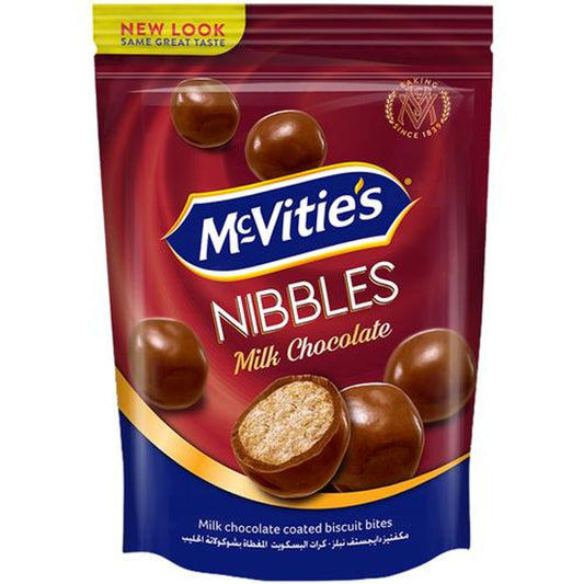 Nibbles Milk Chocolate Coated Biscuit Bites