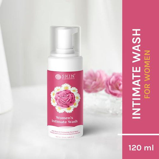 Women's Intimate Wash - With Rose & Chamomile Floral Water