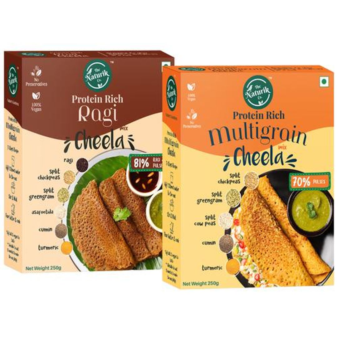 Protein Rich Ragi & Multigrain Cheela Mix Combo