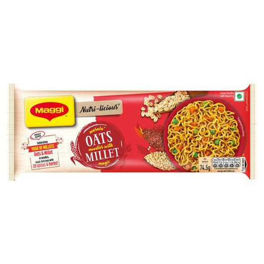 Nutri-licious Masala Oats Instant Noodles With Millet Magic