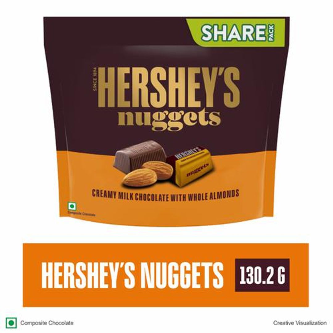 Nuggets - Creamy Milk Chocolate With Whole Almonds