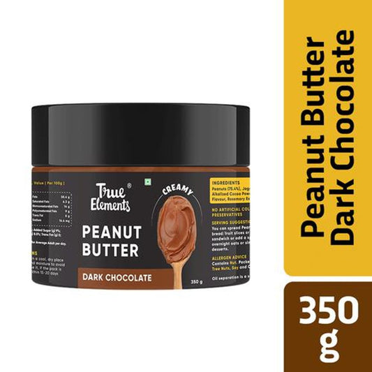 Peanut Butter Dark Chocolate - No Preservatives, 100% Natural, Chocolate Spread, No Palm Oil Or Vegetable Fat