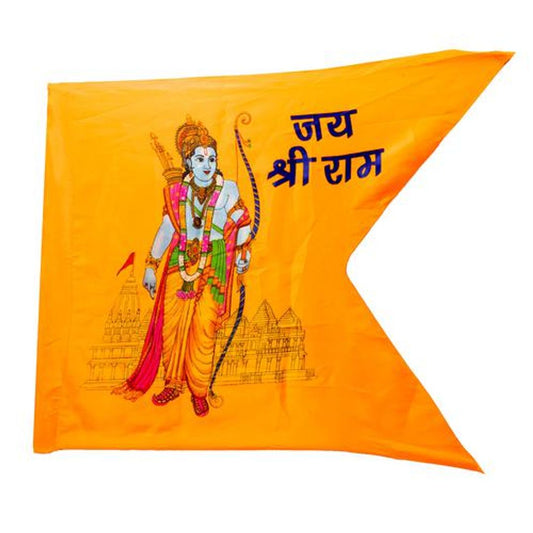 Jai Shree Ram Cloth Flag, 101x152 cm