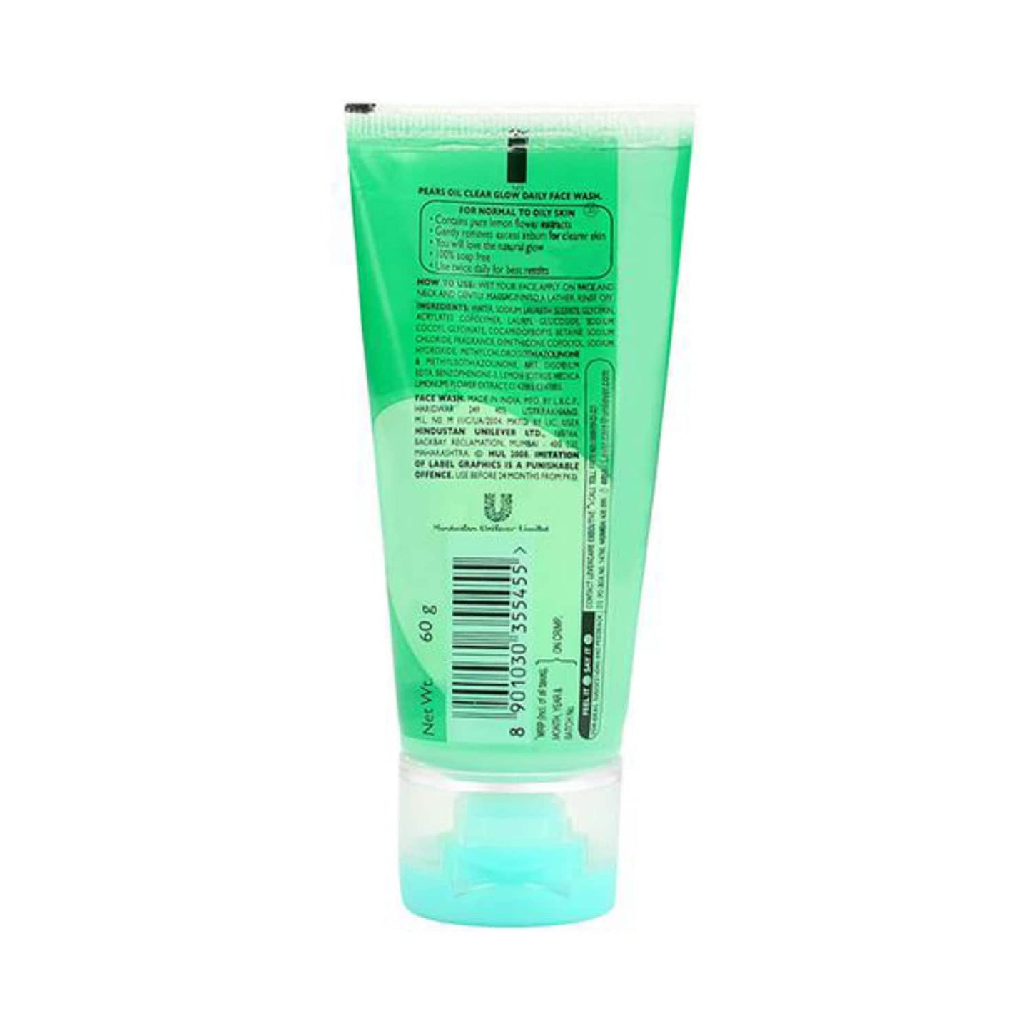 Pears Ultra-Mild Oil Clear Glow Facewash - (60g)