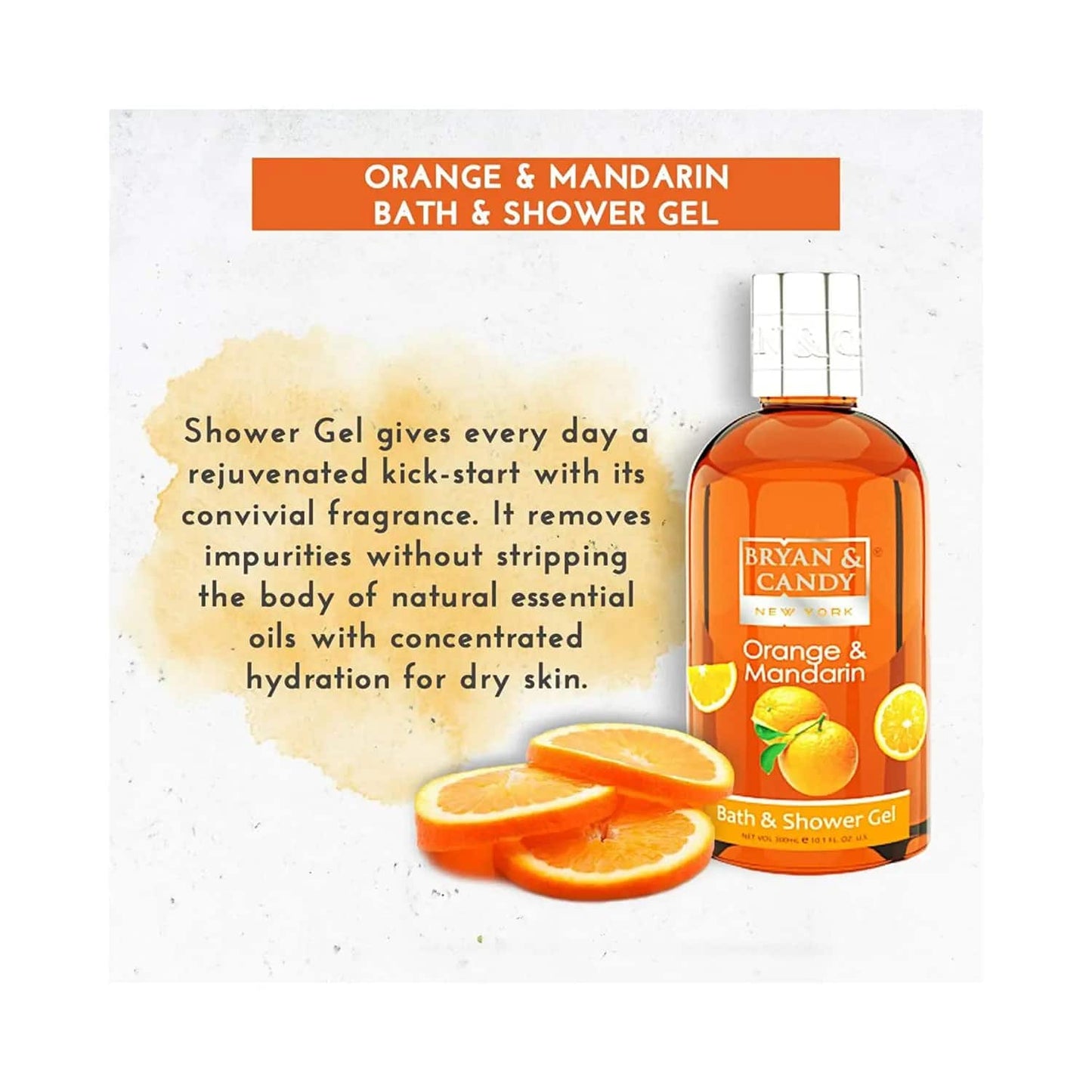 BRYAN & CANDY Orange Shower Gel (300ml)