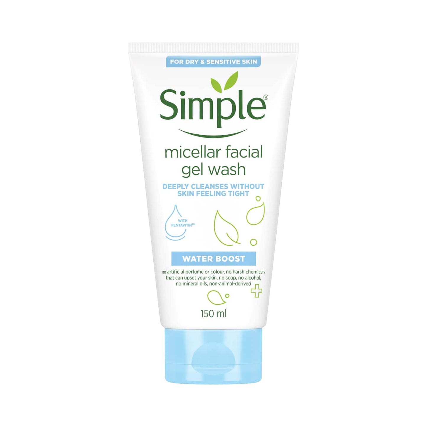 Simple Water Boost Micellar Facial Wash (150ml)