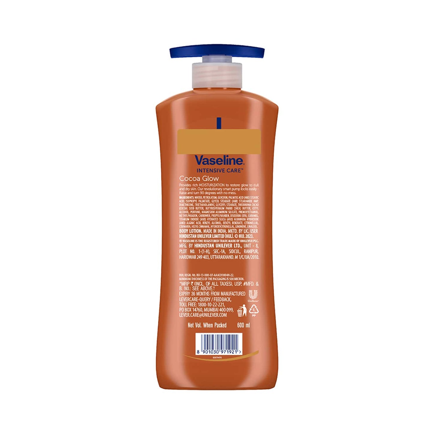 Vaseline Intensive Care Cocoa Glow Body Lotion - (600ml)