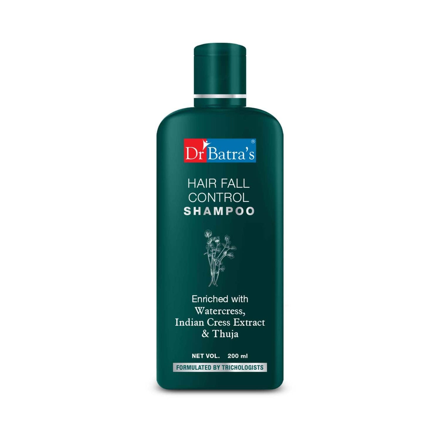 Dr Batra's Hair Fall Control Enriched With Watercress Extracts Shampoo (500ml)