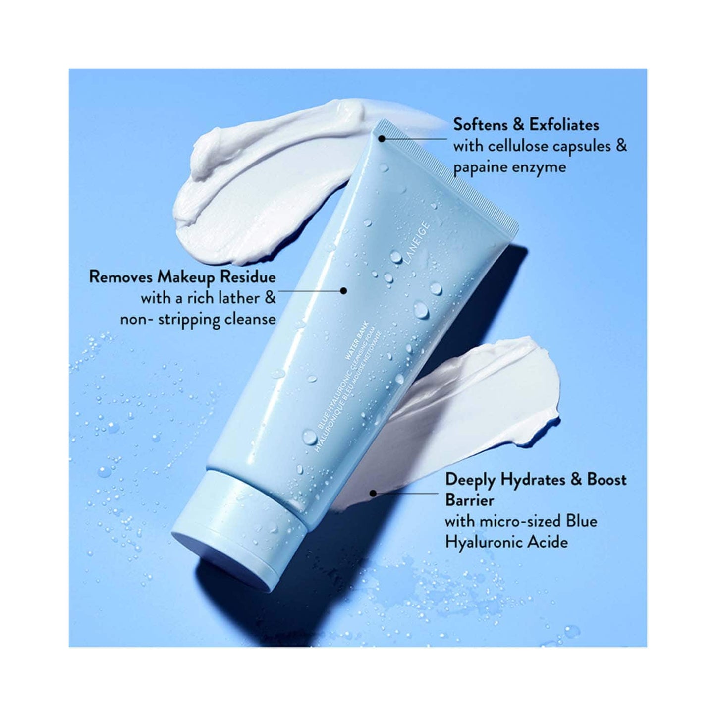 Laneige Water Bank Blue Hyaluronic Cleansing Foam (150 g)